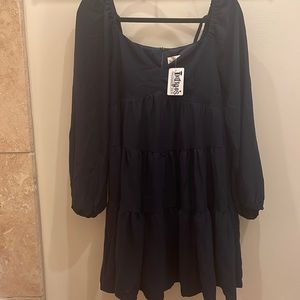 Navy Multi Layer Dress